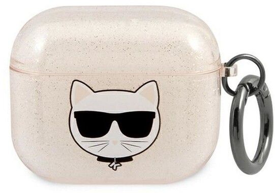 Trasig f�rpackning: Karl Lagerfeld Choupette Glitter Case (AirPods 3)