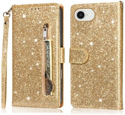Trolsk Glitter Wallet (iPhone 16e)