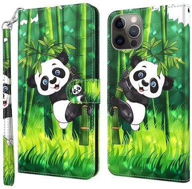 Trolsk Green Panda Wallet (iPhone 14 Plus)