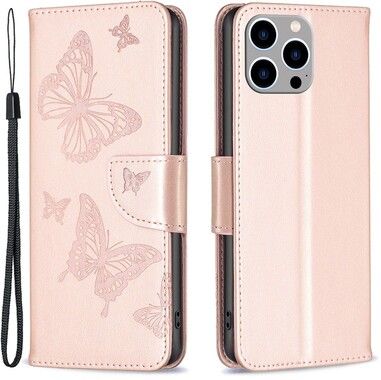 Trolsk Imprint Butterflies Wallet (iPhone 15 Pro Max)