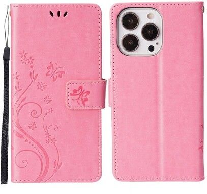 Trolsk Imprint Flower Wallet (iPhone 16 Pro)
