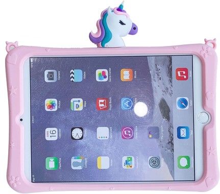 Trolsk Kids Case with strap - Cute Pink Unicorn (iPad mini 4)