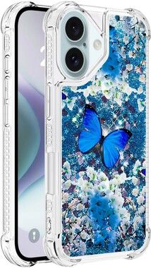 Trolsk Liquid Glitter Case - Butterfly (iPhone 16 Plus)