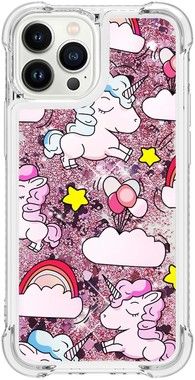 Trolsk Liquid Glitter Case - Unicorn (iPhone 13 Pro Max)