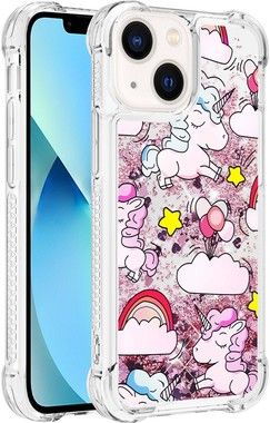 Trolsk Liquid Glitter Case - Unicorn (iPhone 14 Max)