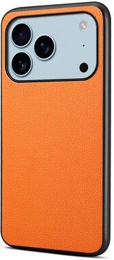 Trolsk Mobilskal L�derimitation (iPhone 17 Pro)