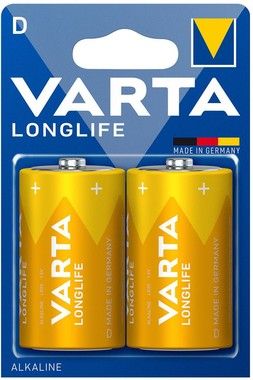 Varta Longlife D LR20 Batterier 2-pack