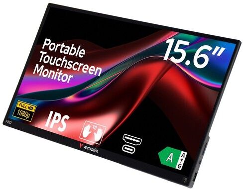 Verbatim Portable Touchscreen Monitor 15.6\"