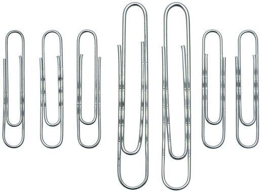 Wedo Wavy Paper Clips 50mm