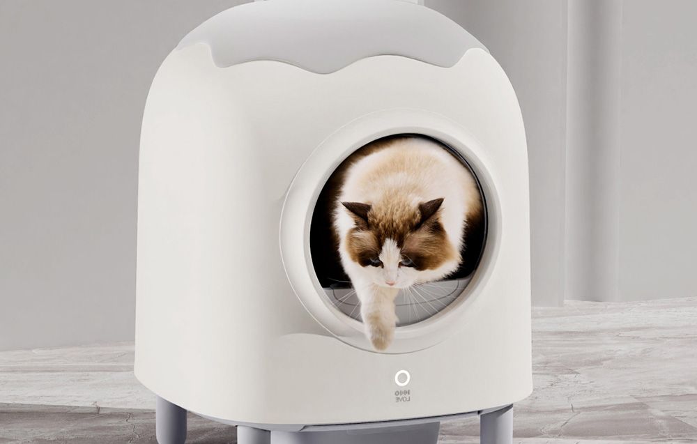 Frastødende Skim Atomisk HHOLOVE iPet Auto Smart Cat kattebakke