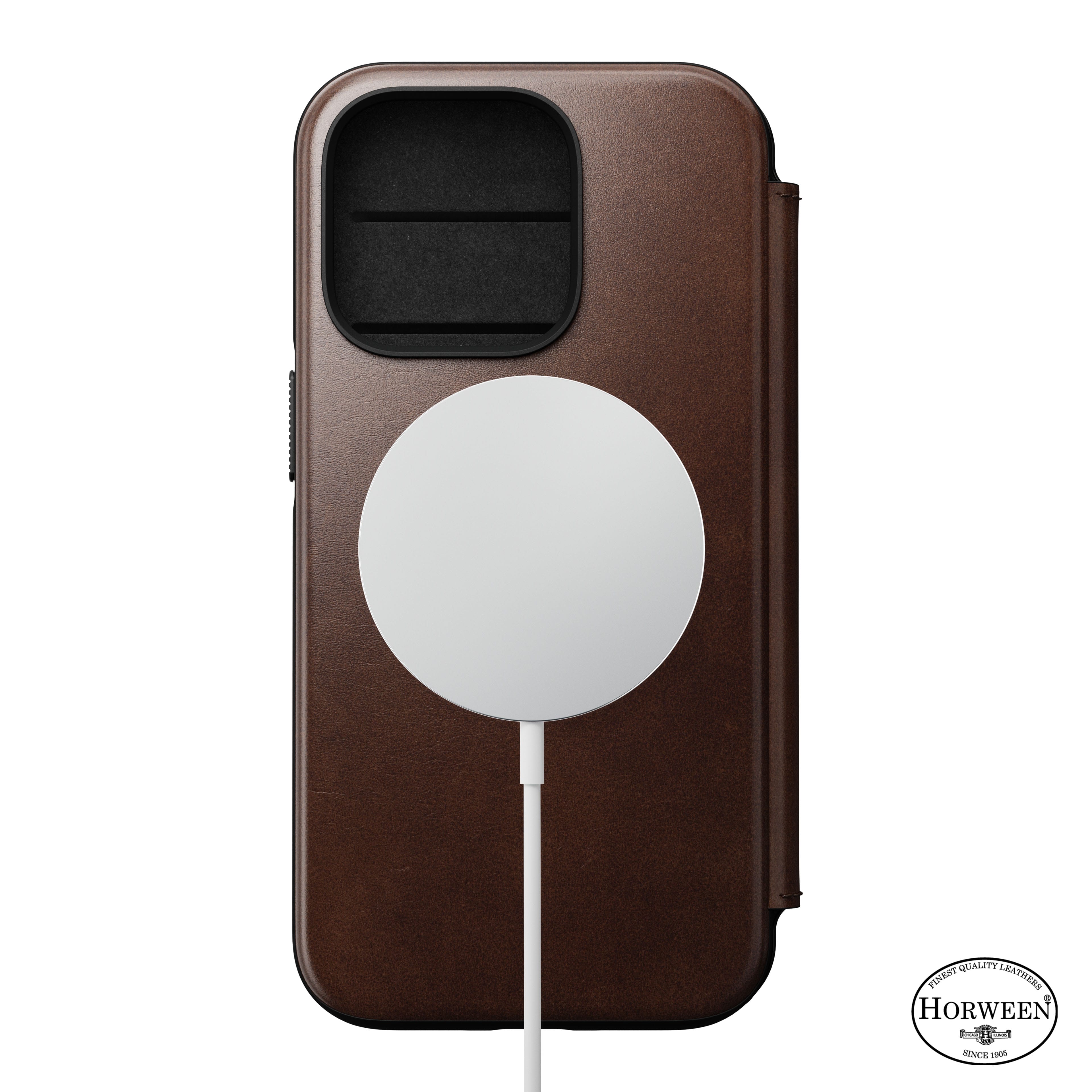 Nomad Modern Leather Folio (iPhone 14 Pro)