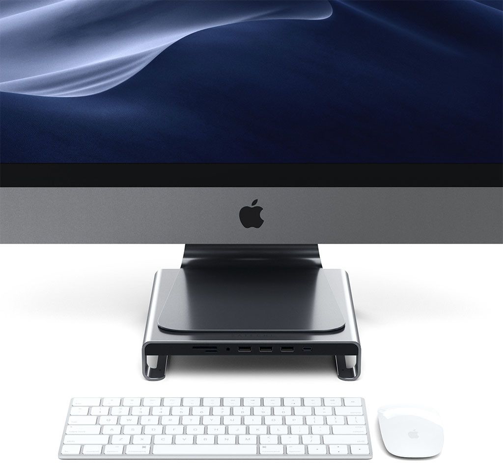 Satechi USBC Aluminium Monitor Stand Hub (iMac)